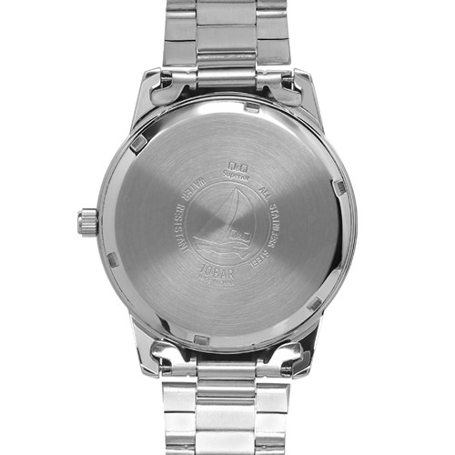 Đồng hồ Q&Q 40 mm Nam S330J404Y Màu Bạc