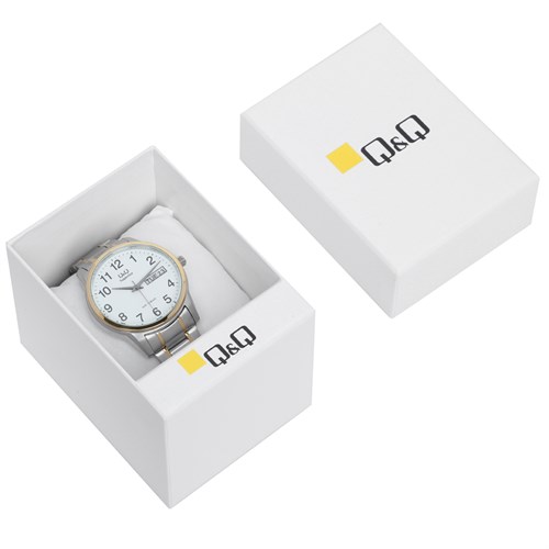 Đồng hồ Q&Q 40 mm Nam S330J404Y Màu Bạc