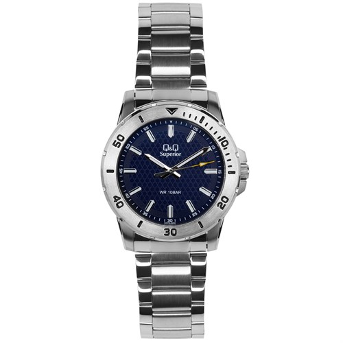 Đồng hồ Q&Q 42 mm Nam S372J202Y Màu Bạc