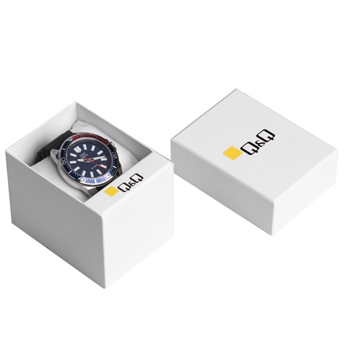 Đồng hồ Q&Q 44 mm Nam S374J302Y Màu Xanh Dương