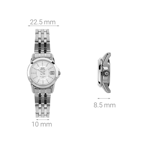 Đồng hồ Nữ Q&Q S301J201Y Màu Bạc