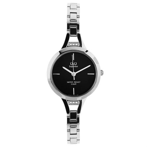 Đồng hồ Q&Q 28 mm Nữ S305J202Y Màu Bạc