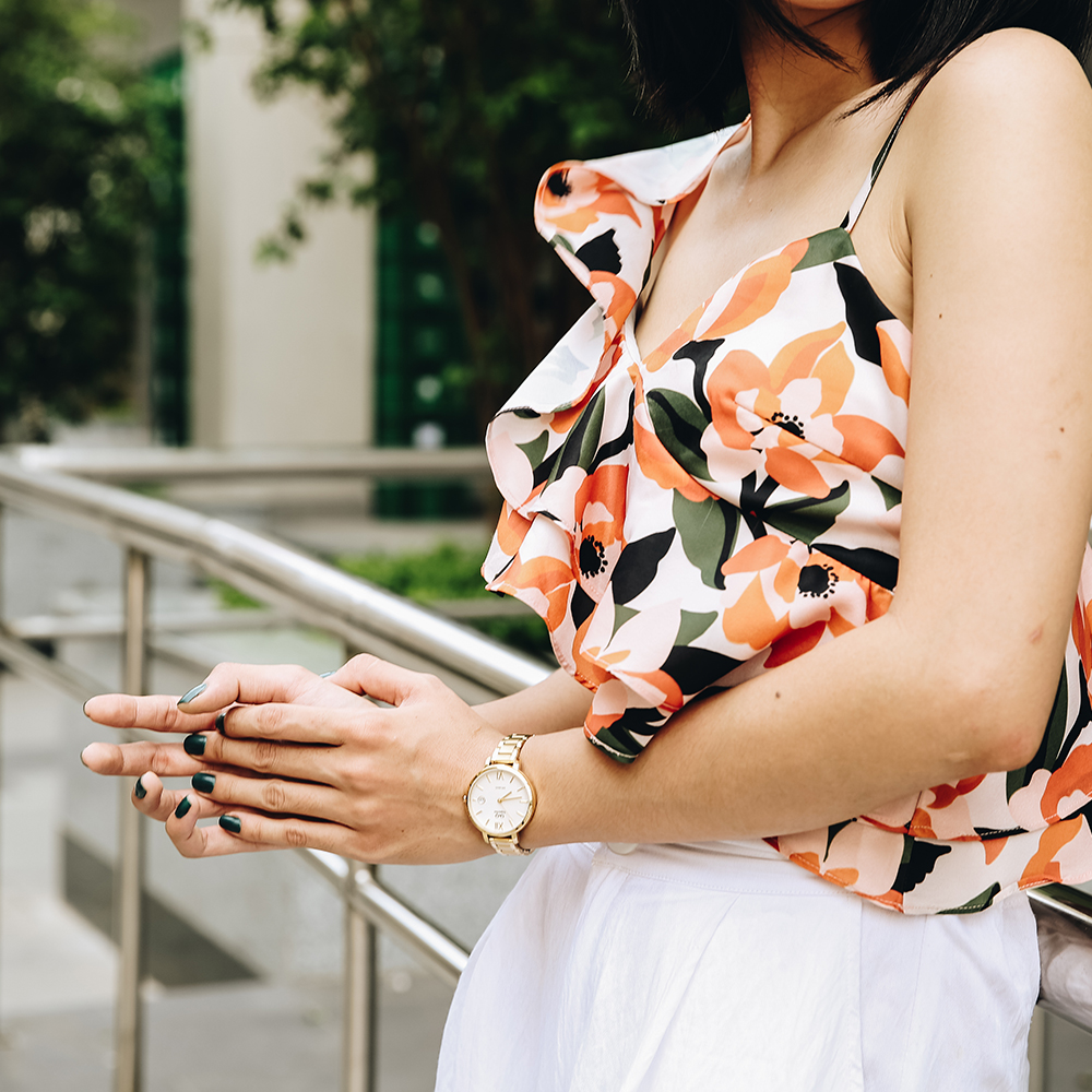 Đồng hồ Q&Q 34 mm Nữ S325J001Y