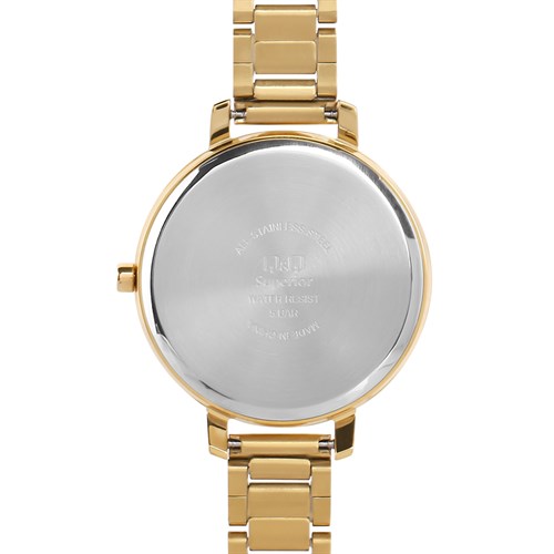 Đồng hồ Q&Q 34 mm Nữ S325J001Y Màu Vàng