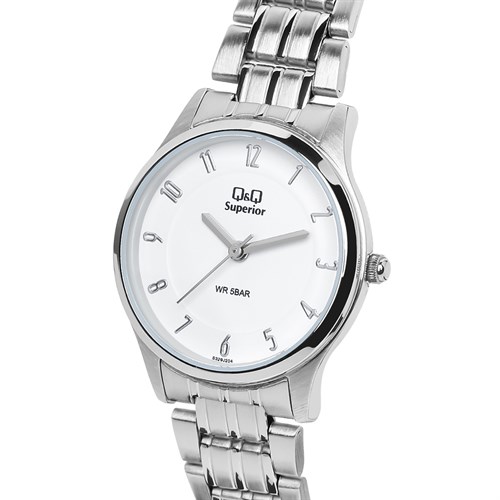 Đồng hồ Q&Q 27 mm Nữ S329J204Y Màu Bạc