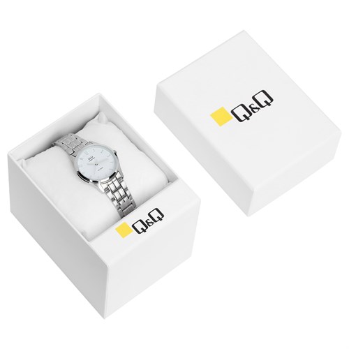 Đồng hồ Q&Q 27 mm Nữ S329J204Y Màu Bạc
