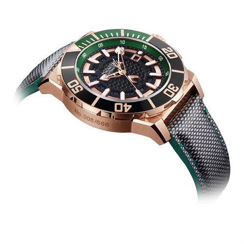 Đồng hồ Nam Daumier Aquaman DM-JLW002.ARGN.5RNI.S.M - Cơ tự động Màu Đen