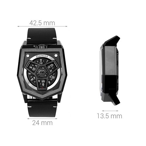 Đồng hồ Nam Batman Daumier DM-JLW005.BIBN.5SNN.S.M - Cơ tự động Màu Đen