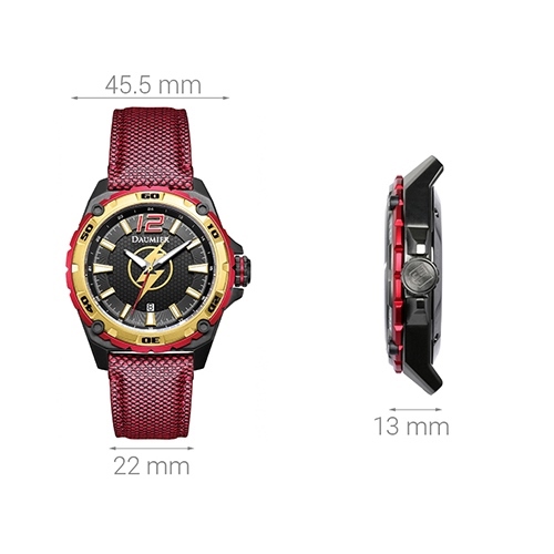 Đồng hồ DAUMIER 45.5 mm Nam DM-JLW015A.FBGN.5GNI.S.M Màu Đỏ