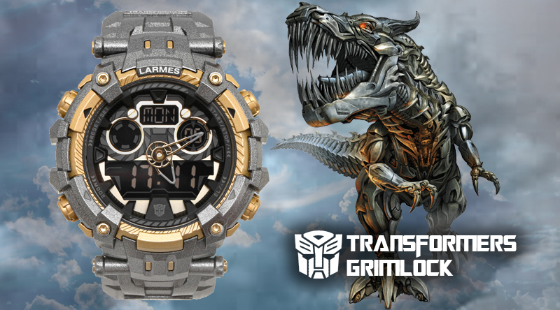 Đồng hồ nam Larmes LM-TF001.GLG3G.121.3GG - Grimlock mô phỏng nhân vật Grimlock Đồng hồ nam Larmes LM-TF001.GLG3G.121.3GG - Grimlock mô phỏng nhân vật Grimlock