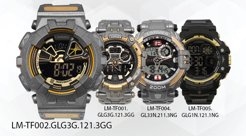 Đồng hồ nam Larmes LM-TF002.GLG3G.121.3GG - Grimlock có 4 phiên bản