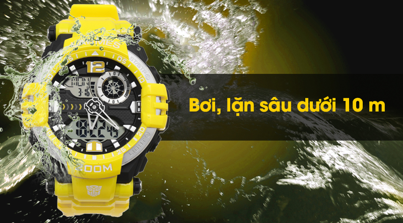 Đồng hồ nam Larmes LM-TF004.BB61N.211.6NB - Bumblebee có hệ số chống nước 20 ATM Đồng hồ nam Larmes LM-TF004.BB61N.211.6NB - Bumblebee có hệ số chống nước 20 ATM