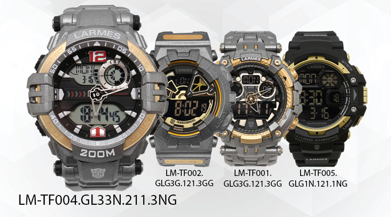 Đồng hồ nam Larmes LM-TF004.GL33N.211.3NG - Grimlock có 4 phiên bản