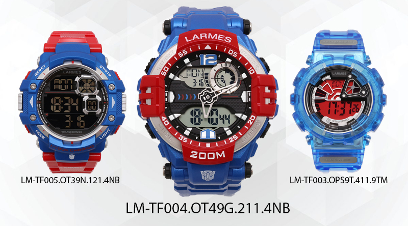 Đồng hồ nam Larmes LM-TF004.OT49G.211.4NB - Optimus Prime có 3 phiên bản