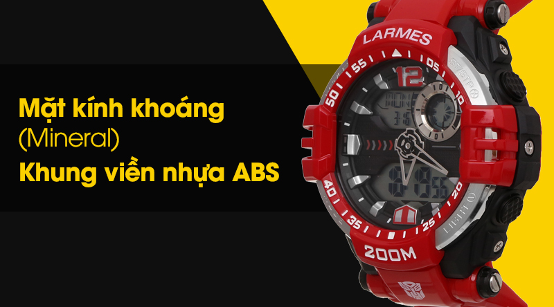 Đồng hồ nam Larmes LM-TF004.SP14N.211.4NB - Sentinel Prime có mặt kính cứng cáp, khung viền chắc chắn Đồng hồ nam Larmes LM-TF004.SP14N.211.4NB - Sentinel Prime có mặt kính cứng cáp, khung viền chắc chắn