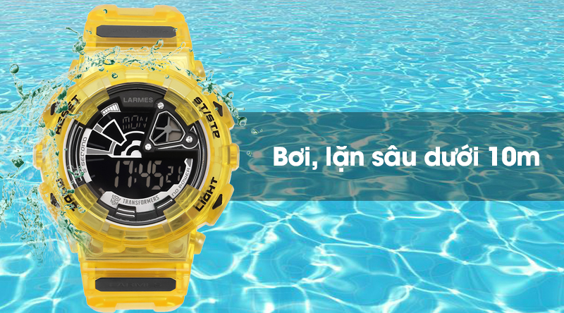 Đồng hồ nữ Larmes LM-TF003.BBS6T.121.6TB - Bumblebee có hệ số chống nước 20 ATM Đồng hồ nữ Larmes LM-TF003.BBS6T.121.6TB - Bumblebee có hệ số chống nước 20 ATM