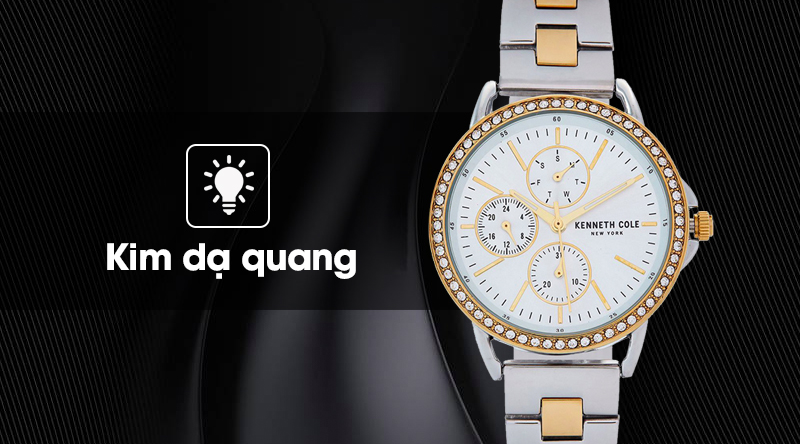 Đồng hồ nữ Kenneth Cole KC51066008 có kim dạ quang hữu dụng Đồng hồ nữ Kenneth Cole KC51066008 có kim dạ quang hữu dụng