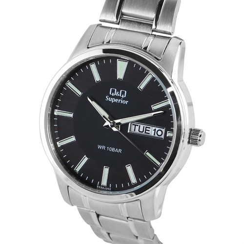 Đồng hồ Q&Q 40 mm Nam S330J202Y Màu Bạc