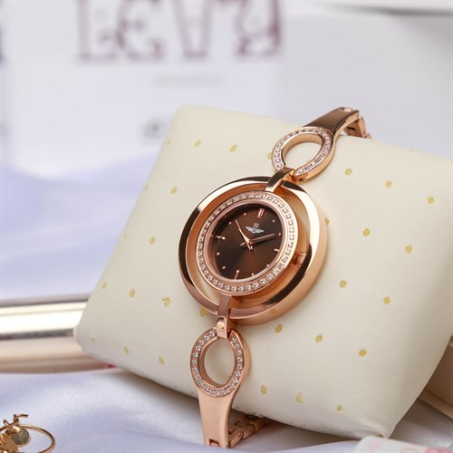 Đồng hồ Nữ SR Watch SL6654.1303 Màu Vàng
