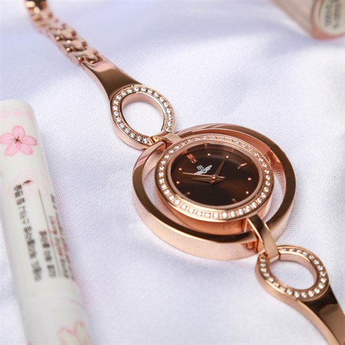 Đồng hồ Nữ SR Watch SL6654.1303 Màu Vàng