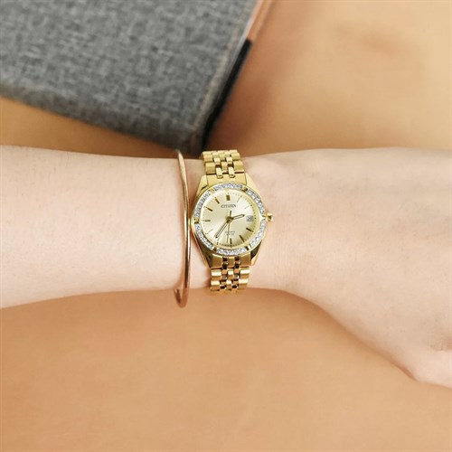 Đồng hồ Nữ Citizen EU6062-50P Màu Vàng