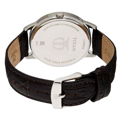 Đồng hồ TITAN 48 mm Nam 1769SL04 Màu Nâu