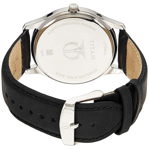 Đồng hồ TITAN 48 mm Nam 1770SL01 Màu Đen