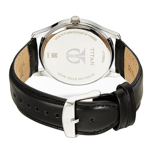 Đồng hồ TITAN 48 mm Nam 1770SL02 Màu Đen