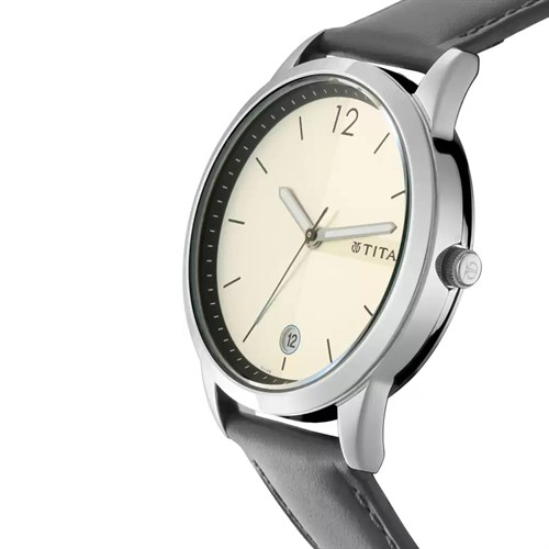 Đồng hồ TITAN 48 mm Nam 1806SL03 Màu Xám