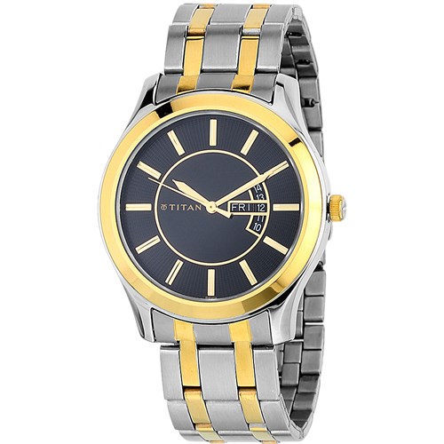 Đồng hồ TITAN 42 mm Nam 1627BM02 Màu Bạc