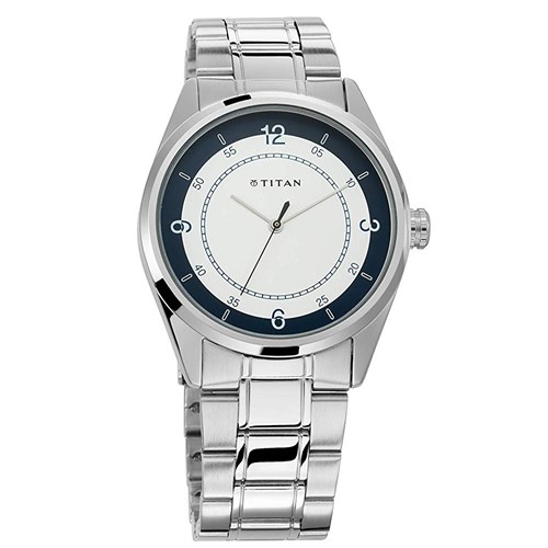 Đồng hồ TITAN 38 mm Nam 1729SM04 Màu Bạc