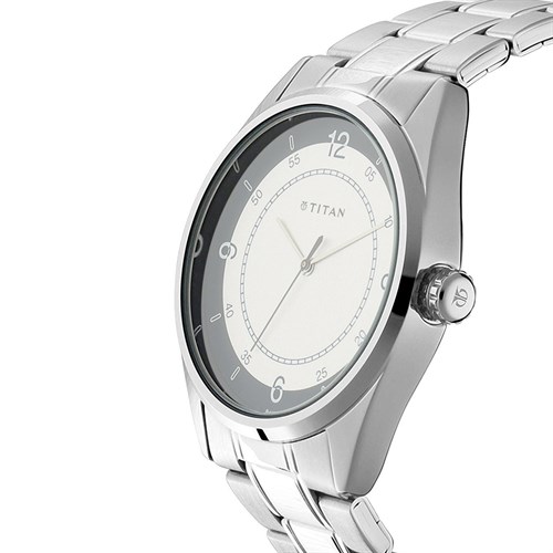 Đồng hồ TITAN 38 mm Nam 1729SM04 Màu Bạc