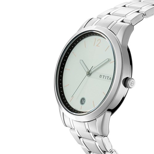 Đồng hồ TITAN Workwear 48 mm Nam 1806SM01 Màu Bạc