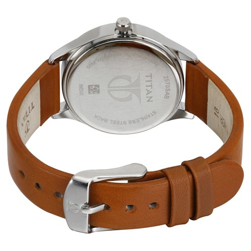 Đồng hồ TITAN 34 mm Nữ 2570SL02 Màu Nâu