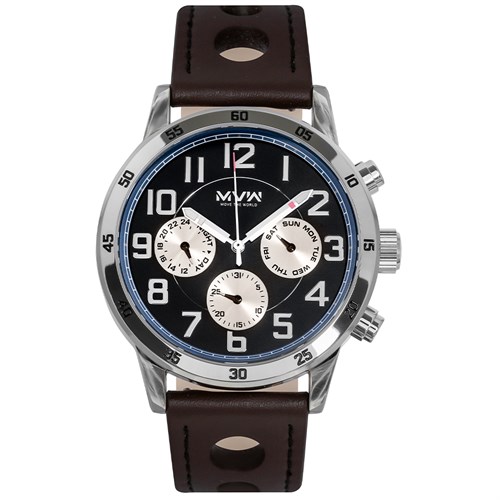 Đồng hồ MVW 44 mm Nam ML019-01 Màu Nâu