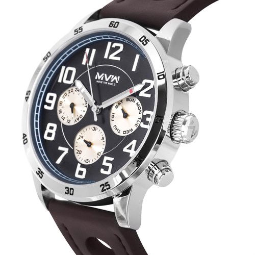 Đồng hồ MVW 44 mm Nam ML019-01 Màu Nâu