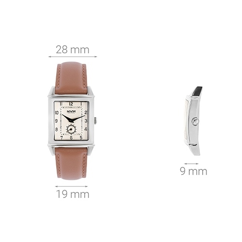 Đồng hồ MVW 28 mm Nam ML020-01 Màu Nâu