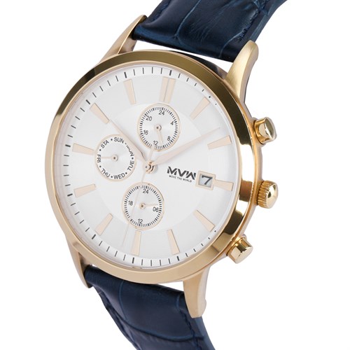Đồng hồ MVW 43 mm Nam MVW ML022-01 Màu Xanh Dương