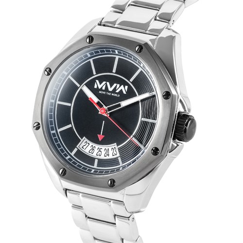 Đồng hồ MVW 40 mm Nam MS022-01 Màu Bạc