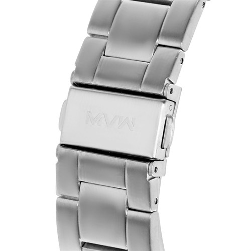 Đồng hồ MVW 43 mm Nam MVW MS026-01 Màu Bạc