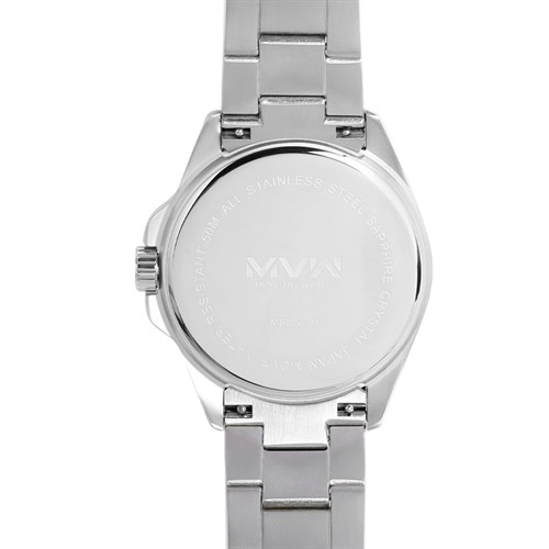 Đồng hồ MVW 43 mm Nam MVW MS026-01 Màu Bạc
