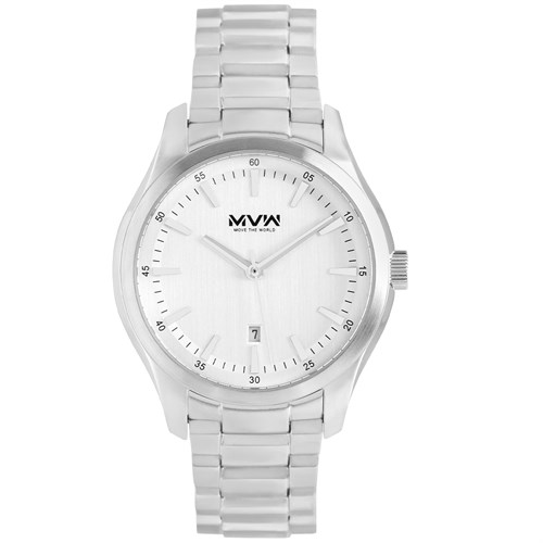 Đồng hồ MVW 42 mm Nam MS027-01 Màu Bạc