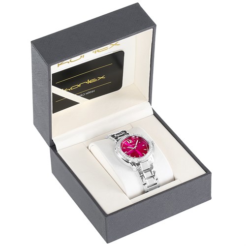 Đồng hồ KORLEX 36 mm Nữ KS016-01 Màu Bạc