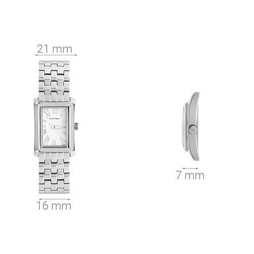 Đồng hồ KORLEX 21 mm Nữ KS018-01 Màu Bạc