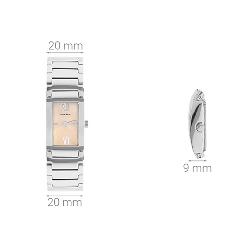 Đồng hồ KORLEX 20 mm Nữ KS021-01 Màu Bạc