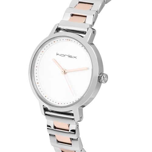 Đồng hồ KORLEX 30 mm Nữ KS022-01 Màu Bạc