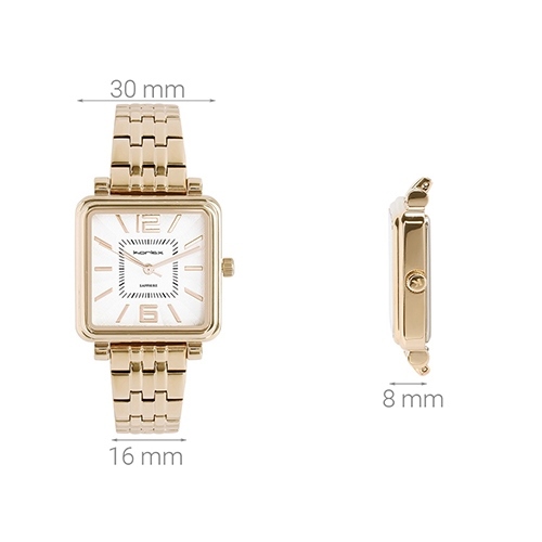 Đồng hồ KORLEX 30 mm Nữ KS039-01 Màu Vàng