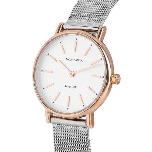 Đồng hồ KORLEX 30 mm Nữ KS040-01 Màu Bạc