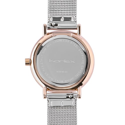 Đồng hồ KORLEX 30 mm Nữ KS040-01 Màu Bạc