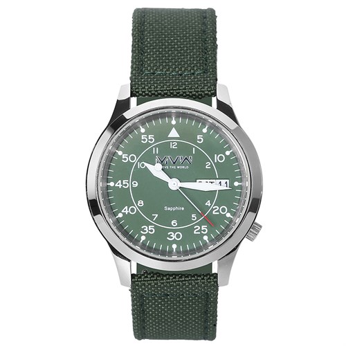 Đồng hồ MVW 37 mm Nam MP004-01 Màu Xanh lá